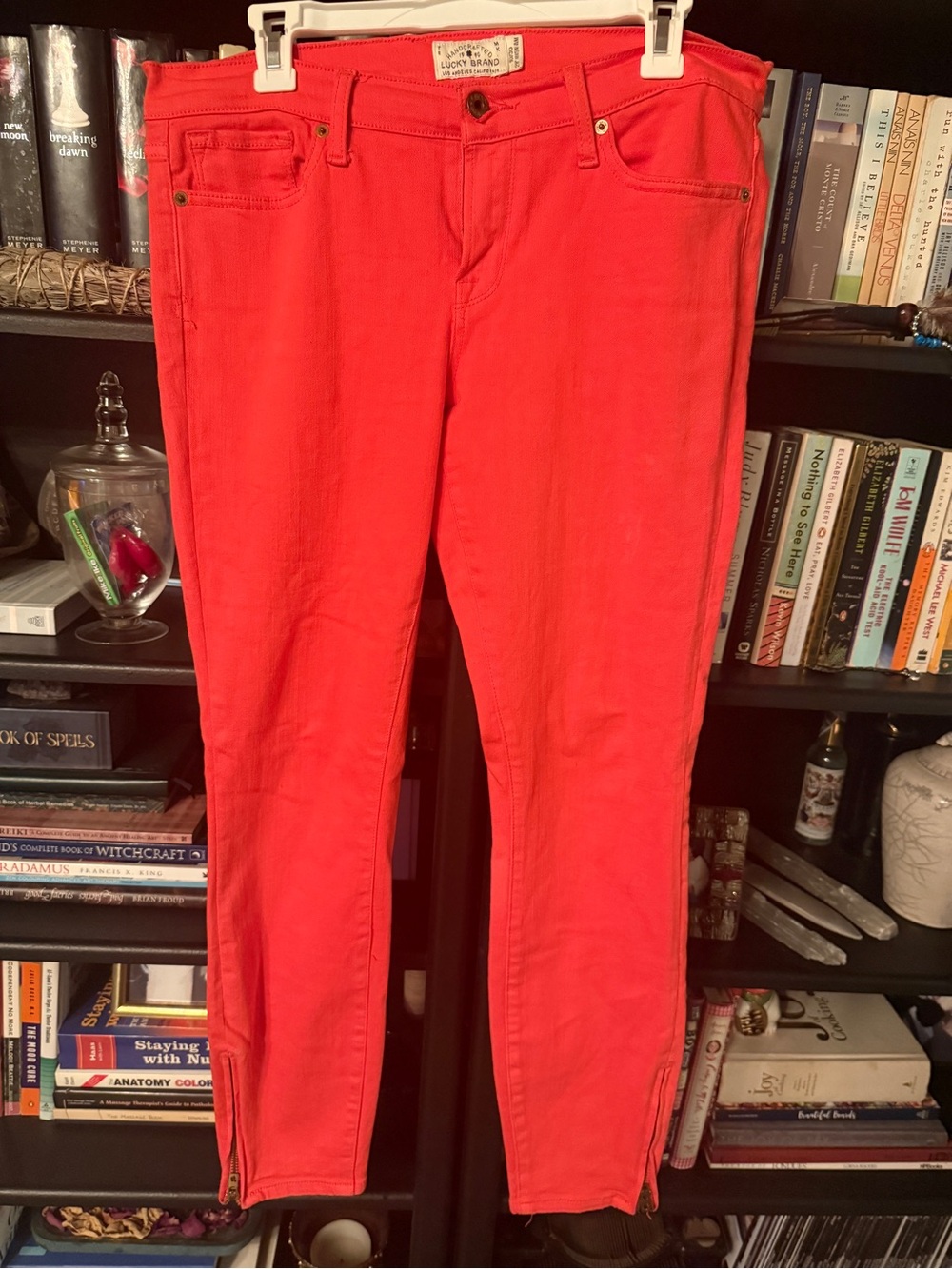 Lucky Brand Women’s Orange/Salmon Skinny Jeans